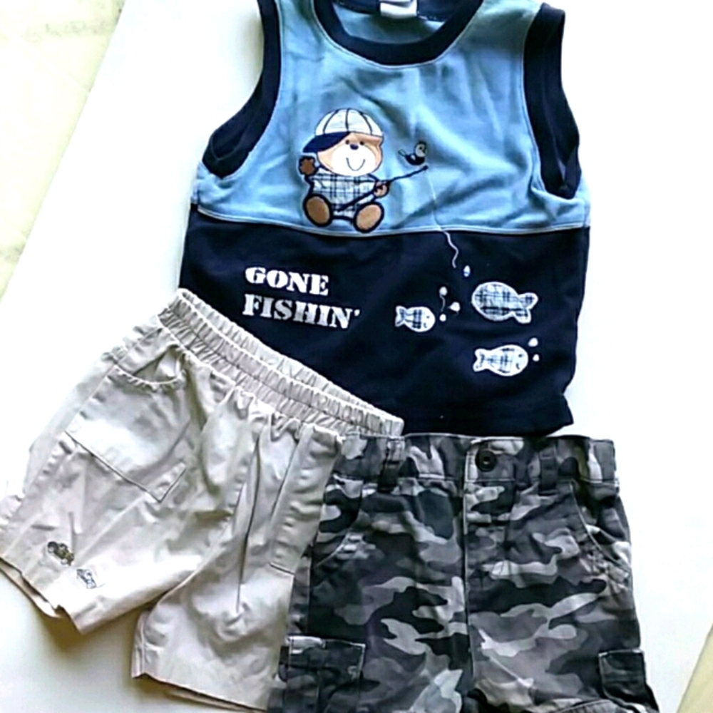 Summer shorts and tank set